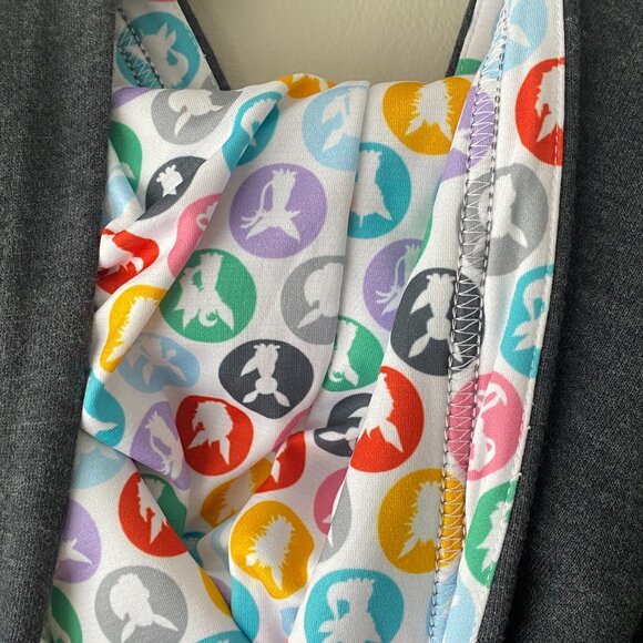 Pokémon Center 2016 Grey Multicolour Hood Eevee Evolutions Zip Up Hoodie - Picture 13 of 15